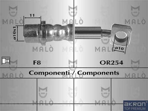 AKRON-MALÒ stabdžių žarnelė 80850
