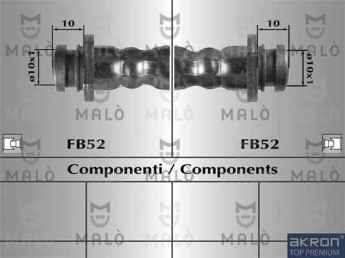 AKRON-MALÒ Тормозной шланг 80876