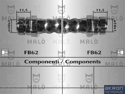 AKRON-MALÒ Тормозной шланг 80892