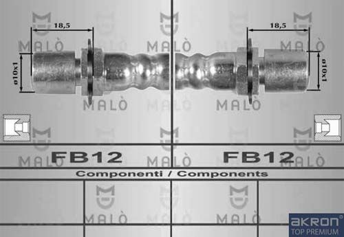 AKRON-MALÒ Тормозной шланг 8220