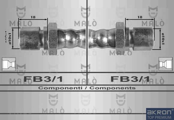 AKRON-MALÒ Тормозной шланг 8541