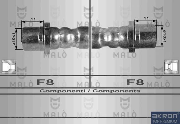 AKRON-MALÒ Тормозной шланг 8935