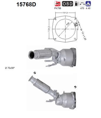 AS katalizatoriaus keitiklis 15768D