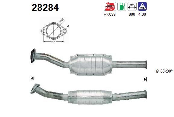 AS katalizatoriaus keitiklis 28284