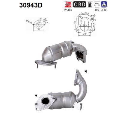 AS katalizatoriaus keitiklis 30943D