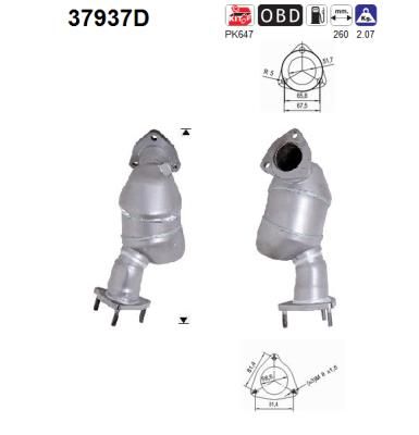 AS katalizatoriaus keitiklis 37937D