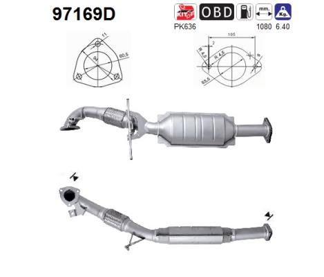 AS katalizatoriaus keitiklis 97169D