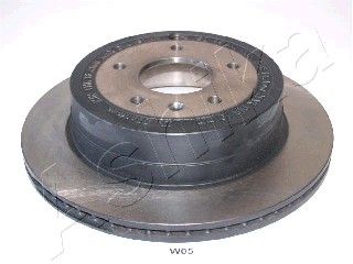 ASHIKA stabdžių diskas 61-0W-W05