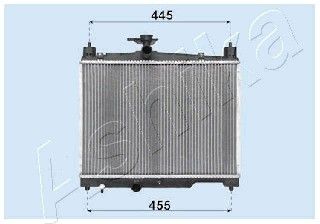 ASHIKA radiatorius, variklio aušinimas RDA153041