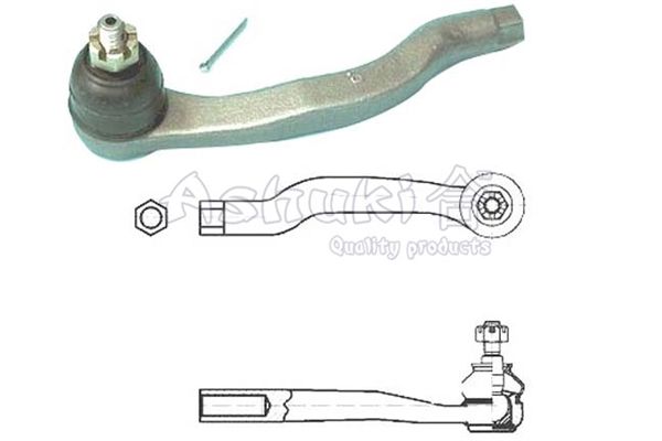 ASHUKI Наконечник поперечной рулевой тяги 1446-5004