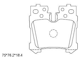 ASIMCO Комплект тормозных колодок, дисковый тормоз KD2785