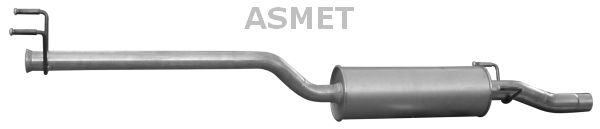 ASMET Средний глушитель выхлопных газов 02.061