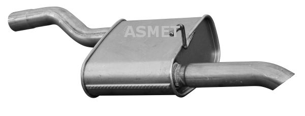 ASMET Глушитель выхлопных газов конечный 07.155