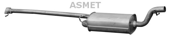 ASMET Средний глушитель выхлопных газов 07.172