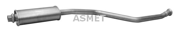 ASMET Средний глушитель выхлопных газов 09.055