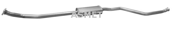 ASMET Средний глушитель выхлопных газов 09.058