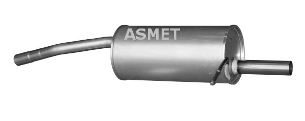 ASMET Глушитель выхлопных газов конечный 10.116