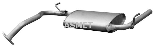 ASMET Глушитель выхлопных газов конечный 11.036
