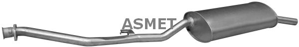 ASMET Глушитель выхлопных газов конечный 12.021