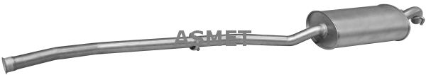 ASMET Глушитель выхлопных газов конечный 12.022