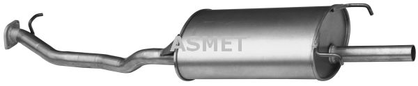 ASMET Глушитель выхлопных газов конечный 13.002