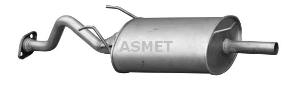 ASMET Глушитель выхлопных газов конечный 13.022