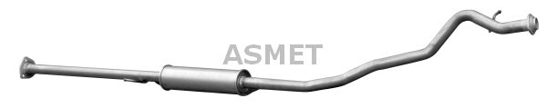 ASMET Средний глушитель выхлопных газов 13.026