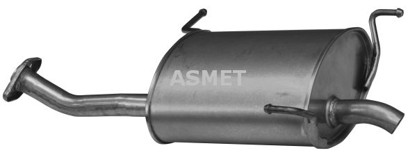 ASMET Глушитель выхлопных газов конечный 14.025