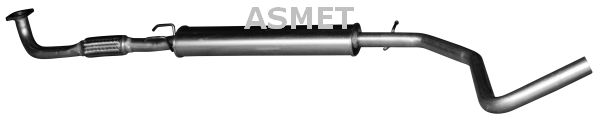 ASMET Средний глушитель выхлопных газов 16.064