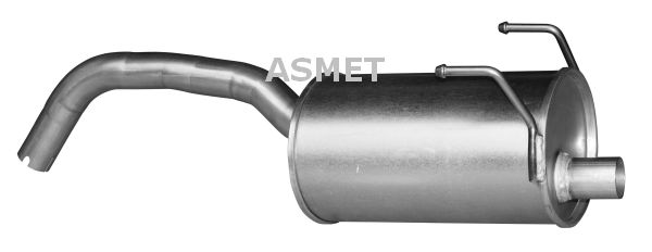 ASMET Глушитель выхлопных газов конечный 16.090