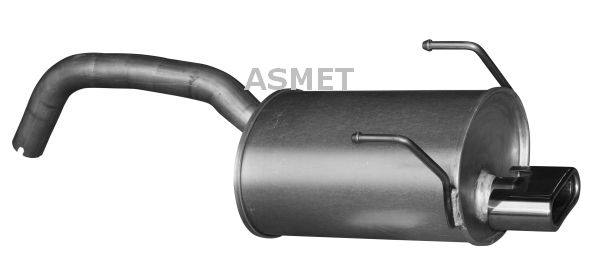 ASMET Глушитель выхлопных газов конечный 16.091