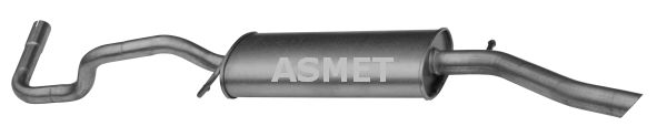 ASMET Глушитель выхлопных газов конечный 19.011