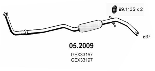 ASSO Предглушитель выхлопных газов 05.2009