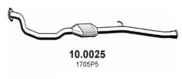 ASSO katalizatoriaus keitiklis 10.0025