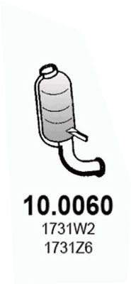ASSO katalizatoriaus keitiklis 10.0060