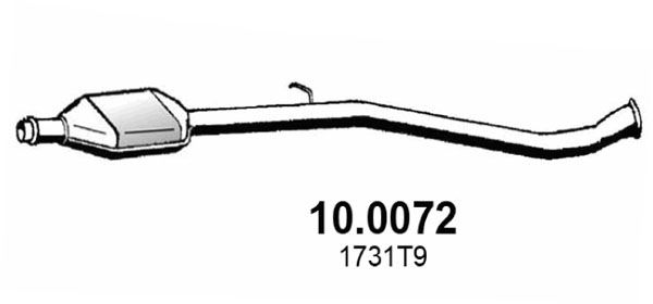 ASSO katalizatoriaus keitiklis 10.0072