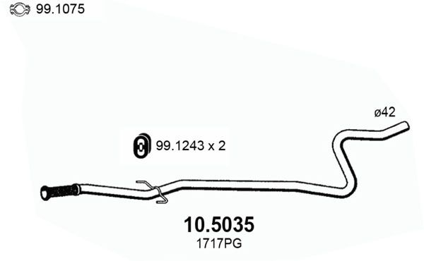 ASSO išleidimo kolektorius 10.5035