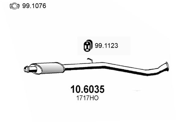 ASSO vidurinis duslintuvas 10.6035