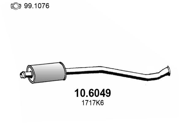 ASSO vidurinis duslintuvas 10.6049