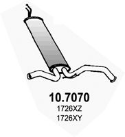 ASSO galinis duslintuvas 10.7070