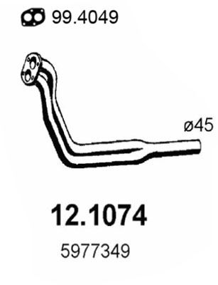 ASSO išleidimo kolektorius 12.1074