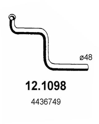 ASSO išleidimo kolektorius 12.1098