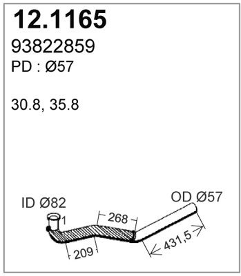 ASSO išleidimo kolektorius 12.1165