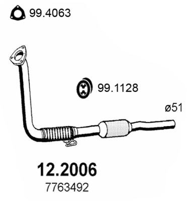 ASSO Предглушитель выхлопных газов 12.2006