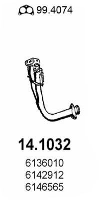 ASSO išleidimo kolektorius 14.1032