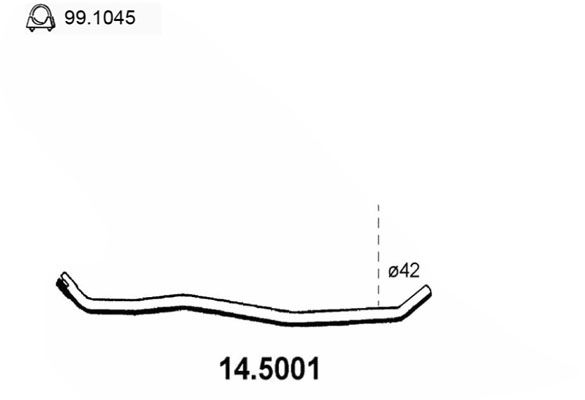 ASSO išleidimo kolektorius 14.5001