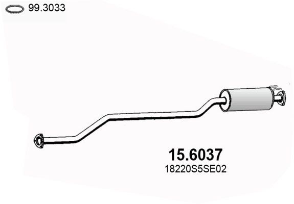 ASSO vidurinis duslintuvas 15.6037