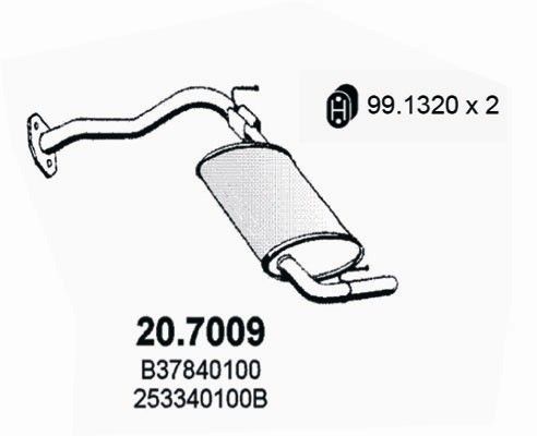 ASSO galinis duslintuvas 20.7009