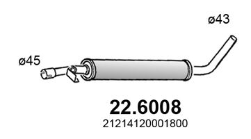 ASSO vidurinis duslintuvas 22.6008