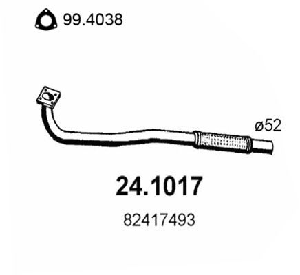 ASSO išleidimo kolektorius 24.1017